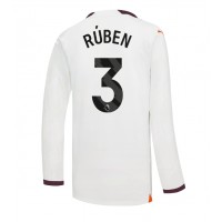 Koszulka piłkarska Manchester City Ruben Dias #3 Strój wyjazdowy 2023-24 tanio Długi Rękaw
